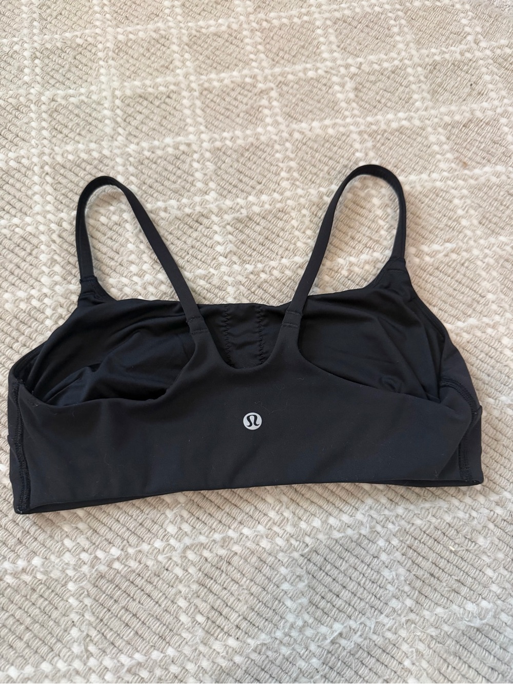 lululemon athletica Black Smooth Strappy Bralette